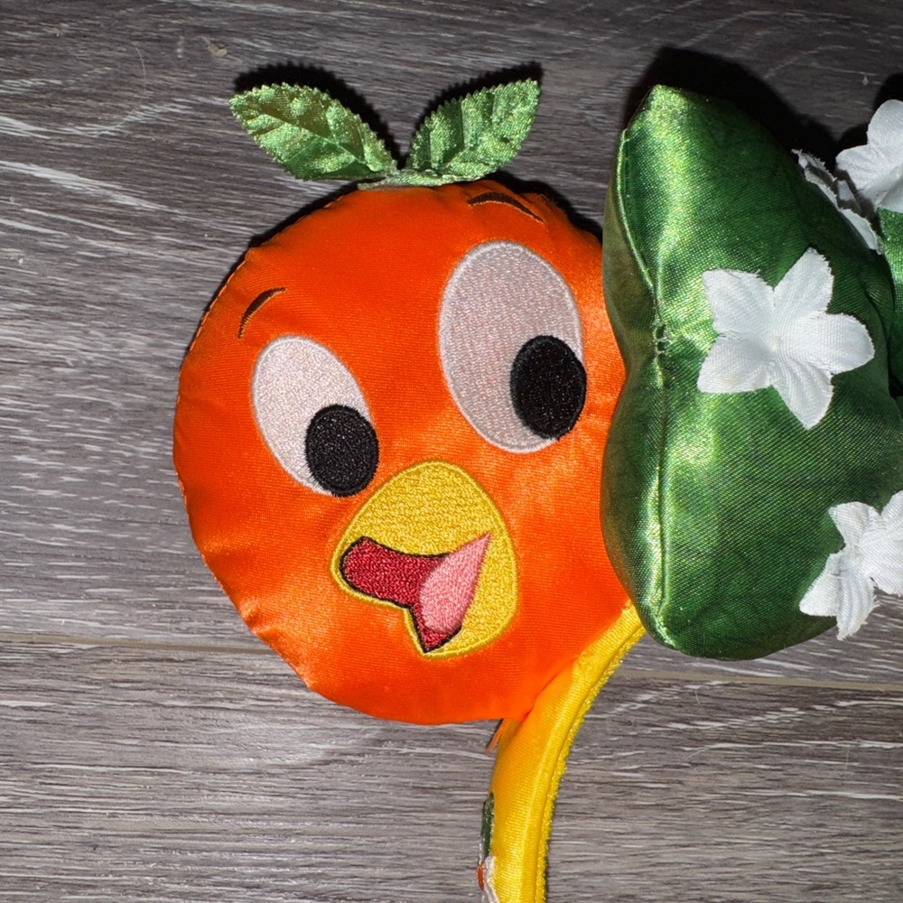 Disney Epcot Flower and Garden Festival Orange Bird Ears Headband - Picture 2 of 10
